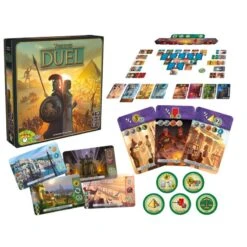 ASMODEE 7 Wonders Duel - Jeu De Cartes Pour 2 Joueurs -Djeco Magasin 7 wonders duel 2
