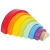 Small Foot Arc-en-ciel Blocs De Construction En Bois