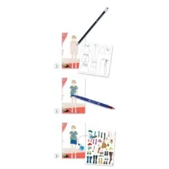 Djeco Atelier Mode Dessiner Une Collection -Djeco Magasin atelier mode dessiner une collection 2