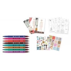 Djeco Atelier Mode Dessiner Une Collection -Djeco Magasin atelier mode dessiner une collection 3