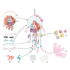 Djeco Attrape Rêves - Douce Sirène - Do It Yourself -Djeco Magasin attrape reves douce sirene do it yourself 3