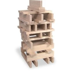 Vilac Batibloc Classic 100 Planchettes En Bois Massif -Djeco Magasin batibloc classic 100 planchettes en bois massif 3