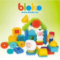 Coffret De 100 BIoko Avec 1 Ferme Et 3 Figurines 3D -Djeco Magasin bloko coffret de 100 bioko avec 1 ferme et 3 figurines 3d 3