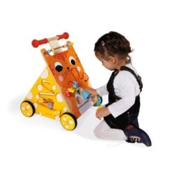Chariot De Marche Multi Activités Avec Frein Chat - Janod -Djeco Magasin chariot multi activites chat 8