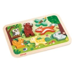 Janod Chunky Puzzle Forêt -Djeco Magasin chunky puzzle foret 2