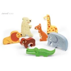 Janod Chunky Puzzle Zoo -Djeco Magasin chunky puzzle zoo 3
