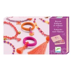 Djeco Coffret De Bijoux Pompons Et Rubans -Djeco Magasin coffret de bijoux pompons et rubans 2
