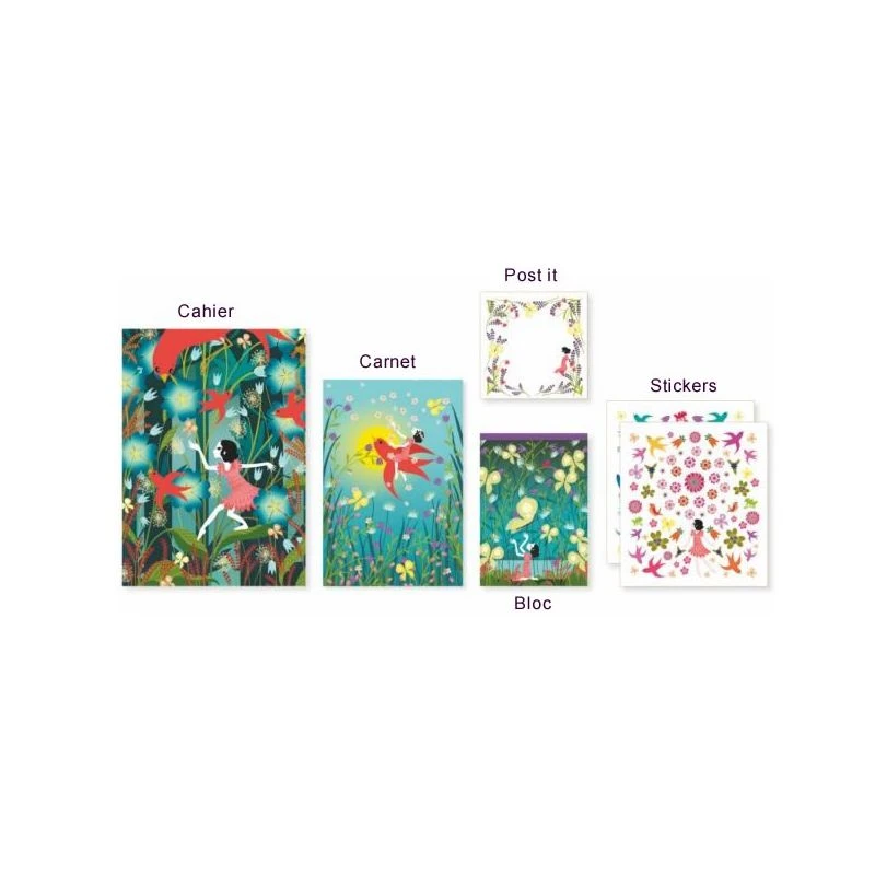 Djeco Coffret De Papeterie Violette 2 Djeco Coffret De Papeterie Violette – Image 2