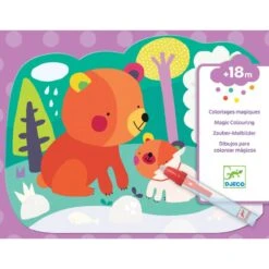 Djeco Coloriage à L'eau - Caché Dans Les Bois