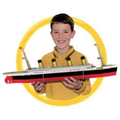 Construis Le Titanic 3D - Livre + Maquette -Djeco Magasin construis le titanic 3d livre maquette 3