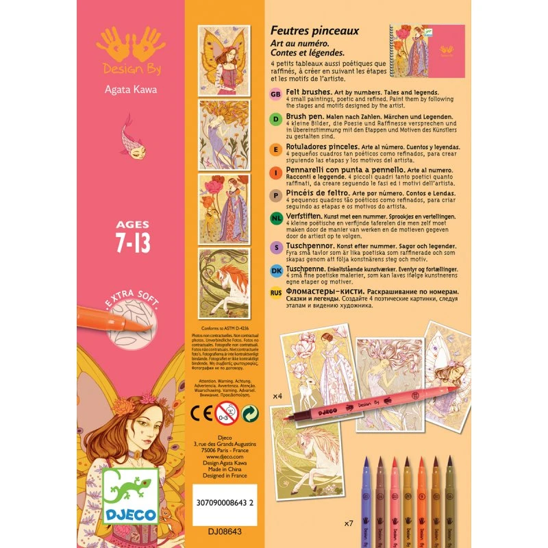 Djeco Contes Et Légendes - Feutres Pinceaux 3 Djeco Contes Et Légendes - Feutres Pinceaux – Image 3