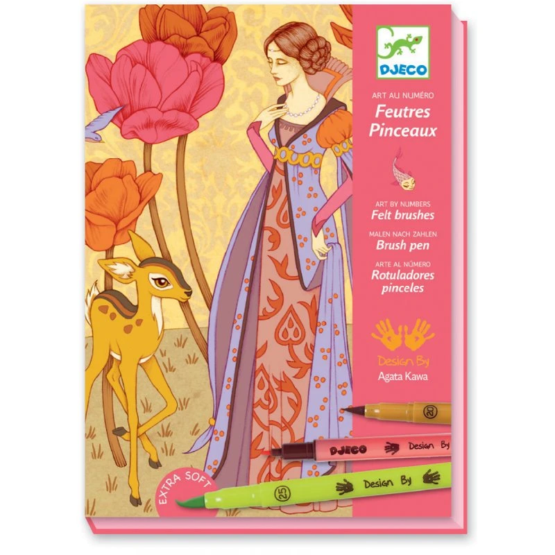 Djeco Contes Et Légendes - Feutres Pinceaux 1 Djeco Contes Et Légendes - Feutres Pinceaux