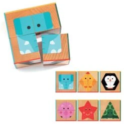 Djeco CubaBasic - Cubes Et Puzzles