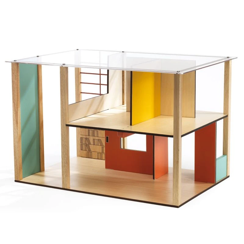 Cubic House - Maison De Poupées Djeco 2 Cubic House - Maison De Poupées Djeco – Image 2
