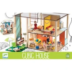 Cubic House - Maison De Poupées Djeco 22 Cubic House - Maison De Poupées Djeco -Djeco Magasin cubic house maison de poupees djeco 10