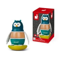 Janod Culbuto Chouette Zigolos 9 Janod Culbuto Chouette Zigolos -Djeco Magasin culbuto chouette zigolos 2