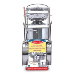 Dinette Poêlons Et Casseroles En Métal -Djeco Magasin dinette poelons et casseroles en metal 2