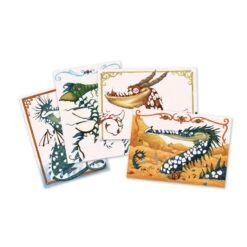 Djeco Dragons à Dorer - Tableau De Métal -Djeco Magasin dragons a dorer tableau de metal 2