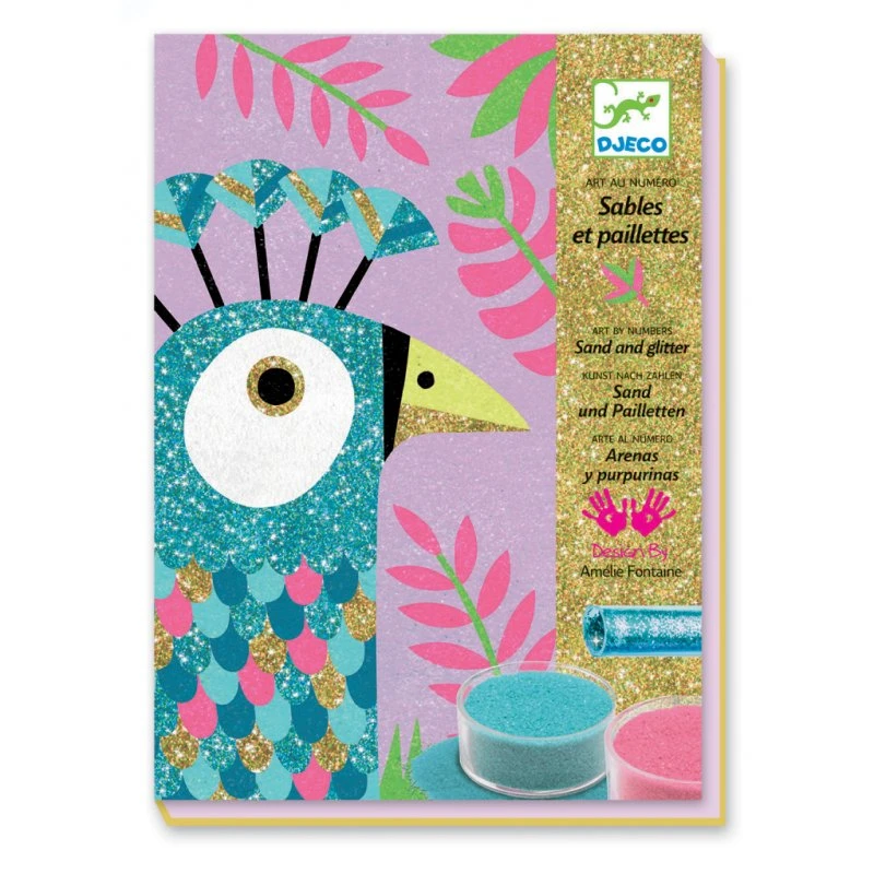 Djeco Eblouissants Oiseaux - Sables Colorés 1 Djeco Eblouissants Oiseaux - Sables Colorés