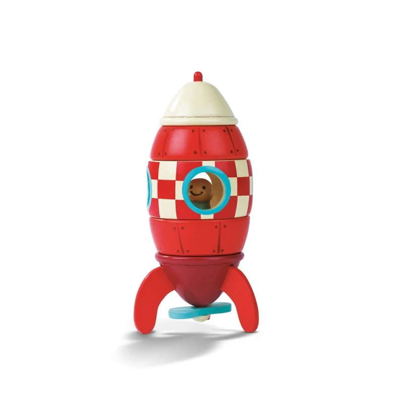 Janod Fusée Kit Magnet - Jeu De Construction Magnétique 2 Janod Fusée Kit Magnet - Jeu De Construction Magnétique – Image 2