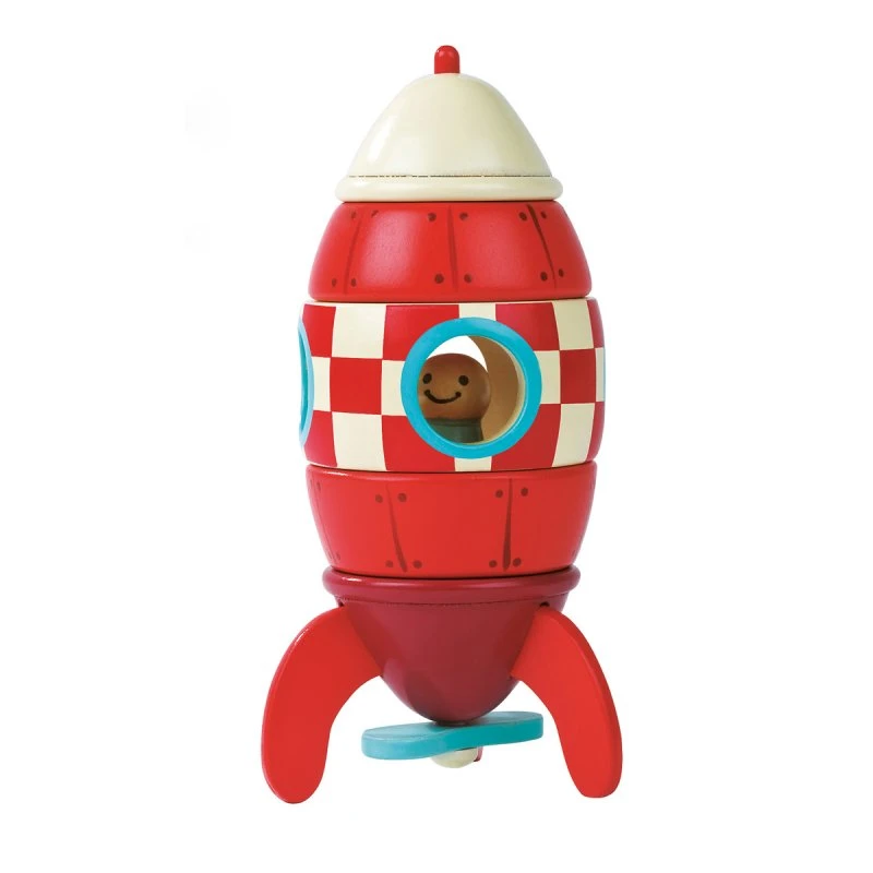 Janod Fusée Kit Magnet - Jeu De Construction Magnétique 1 Janod Fusée Kit Magnet - Jeu De Construction Magnétique