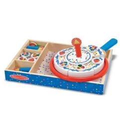 Gâteau D'anniversaire- Dînette En Bois