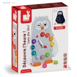 Horloge Hibou - Janod -Djeco Magasin horloge hibou janod 2