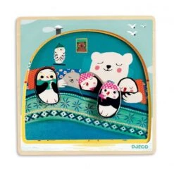 Djeco Igloo - Puzzle 3 Niveaux Pour Enfant De 2 Ans -Djeco Magasin igloo puzzle 3 niveaux 2