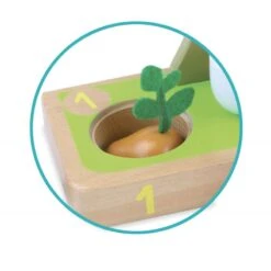 Vilac Jeu à Empiler Et à Compter - J'apprends à Compter Les Légumes -Djeco Magasin j apprends a compter les legumes 2