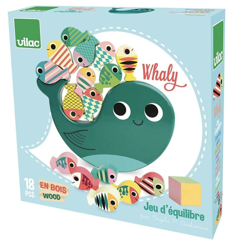 Vilac Jeu D'équilibre Whaly 1 Vilac Jeu D'équilibre Whaly