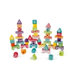 Jeu De Pièces à Empiler Edutotem - Janod -Djeco Magasin jeu de pieces a empiler edutotem janod 4