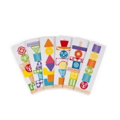 Jeu De Pièces à Empiler Edutotem - Janod -Djeco Magasin jeu de pieces a empiler edutotem janod 6