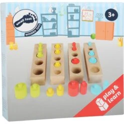 Small Foot Jeu De Poids Multicolores à Emboîter -Djeco Magasin jeu de poids multicolores a emboiter 7