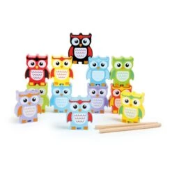 Small Foot Jouet à Empiler Hiboux