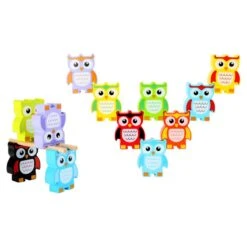 Small Foot Jouet à Empiler Hiboux -Djeco Magasin jouet a empiler hiboux 3