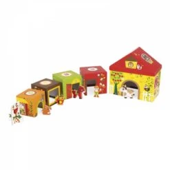 Janod Jouet à Empiler Multikub Ferme -Djeco Magasin jouet a empiler multikub ferme 2