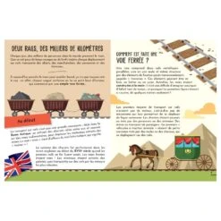 La Locomotive 3D + Histoire Des Trains - Livre + Maquette -Djeco Magasin la locomotive 3d livre maquette 4