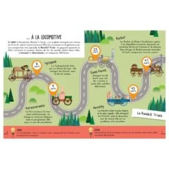La Locomotive 3D + Histoire Des Trains - Livre + Maquette -Djeco Magasin la locomotive 3d livre maquette 5