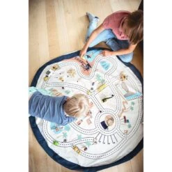 L.A. Roadmap / Sac Rangement & Tapis - Play And Go -Djeco Magasin la roadmap sac rangement tapis play and go 11