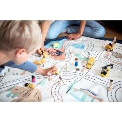L.A. Roadmap / Sac Rangement & Tapis - Play And Go -Djeco Magasin la roadmap sac rangement tapis play and go 13