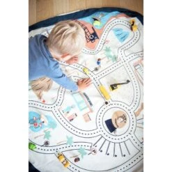 L.A. Roadmap / Sac Rangement & Tapis - Play And Go -Djeco Magasin la roadmap sac rangement tapis play and go 14