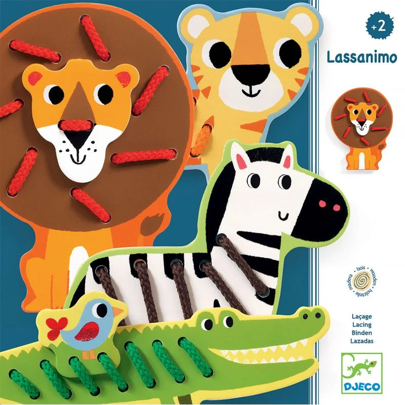 Djeco Lassanimo - Jeu De Laçage 1 Djeco Lassanimo - Jeu De Laçage