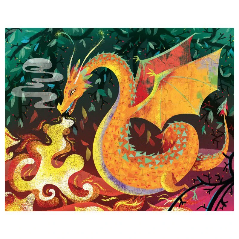 Le Dragon - Livre Et Puzzle 100 Pièces 2 Le Dragon - Livre Et Puzzle 100 Pièces – Image 2