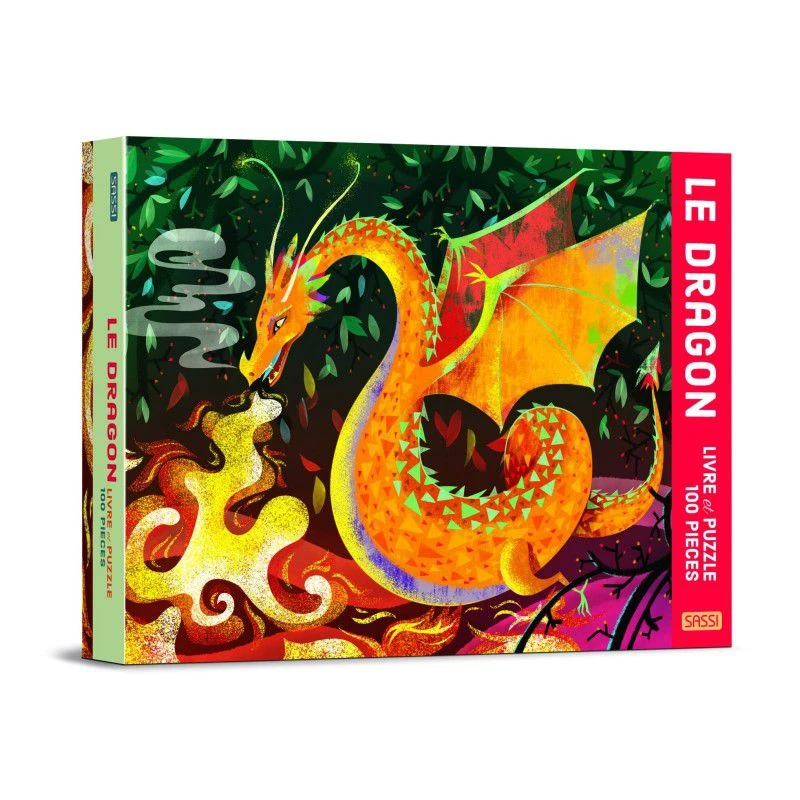 Le Dragon - Livre Et Puzzle 100 Pièces 1 Le Dragon - Livre Et Puzzle 100 Pièces