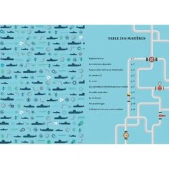 Le Sous-marin 3D - Livre + Maquette -Djeco Magasin le sous marin 3d livre maquette 3