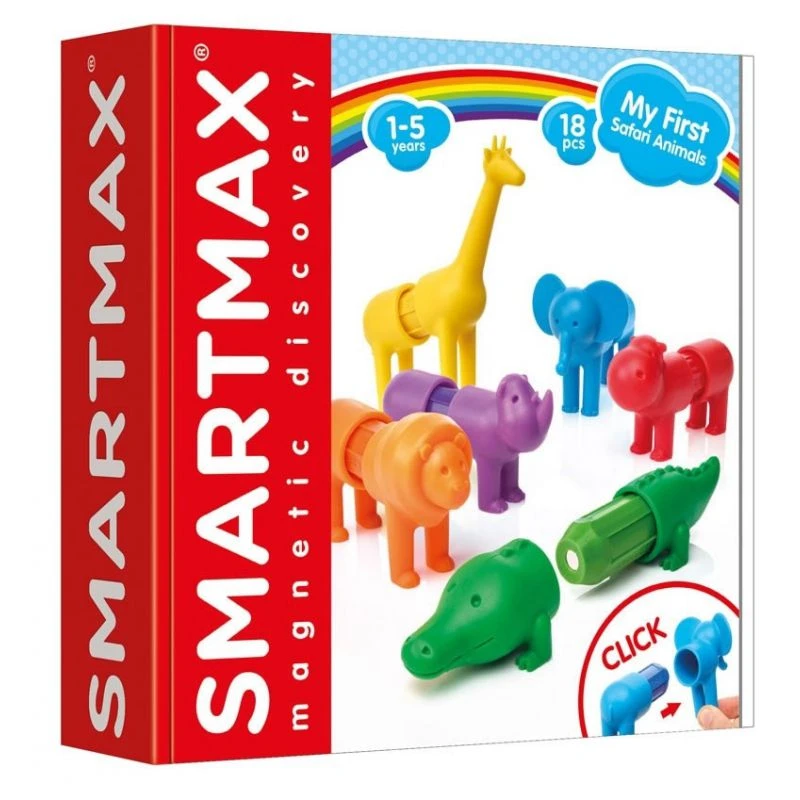 Smartmax Les Animaux Du Safari - Jeu De Construction Magnétique 1 Smartmax Les Animaux Du Safari - Jeu De Construction Magnétique