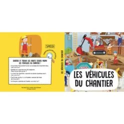 Les Véhicules Du Chantier - Puzzle 30 Pièces + Livre -Djeco Magasin les vehicules du chantier puzzle 30 pieces livre 2