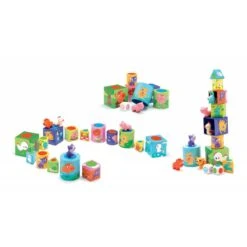 Djeco Ludanimo - 3 Jeux En Un (mémo, Parcours, équilibre)