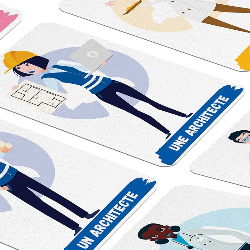 Mémo De L'égalité - Métiers - Jeu De Mémoire 3 Mémo De L'égalité - Métiers - Jeu De Mémoire – Image 3