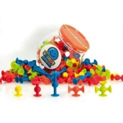 Fat Brain Toys Mini Squigz - 75 Pièces 7 Fat Brain Toys Mini Squigz - 75 Pièces -Djeco Magasin mini squigz 75 pieces 2